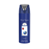 Ein Produktfoto des blauen Flakons (200 ml) des Lattafa Pride Art of Universe Deodorant, das das schlanke Design und das hochwertige, elegante Branding der Lattafa Pride-Kollektion vor einem klaren, weißen Hintergrund hervorhebt.