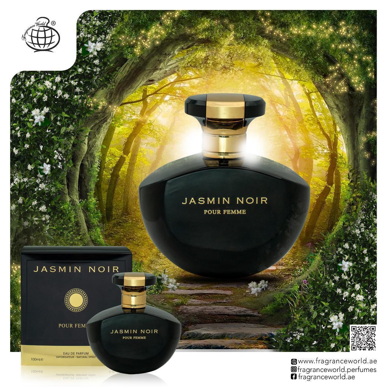 Fragrance World Jasmin Noir Perfumed Water For Women 100ml