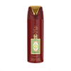 Ein professionelles Produktfoto der Lattafa Pride Queen of Arabia Deodorant Flasche (200ml), das das schlanke Design und das hochwertige, elegante Branding der Lattafa Pride Kollektion vor einem klaren, modernen Hintergrund hervorhebt.