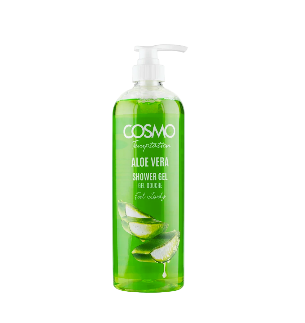 Temptation Aloe Vera Shower Gel by Cosmo 1000ml