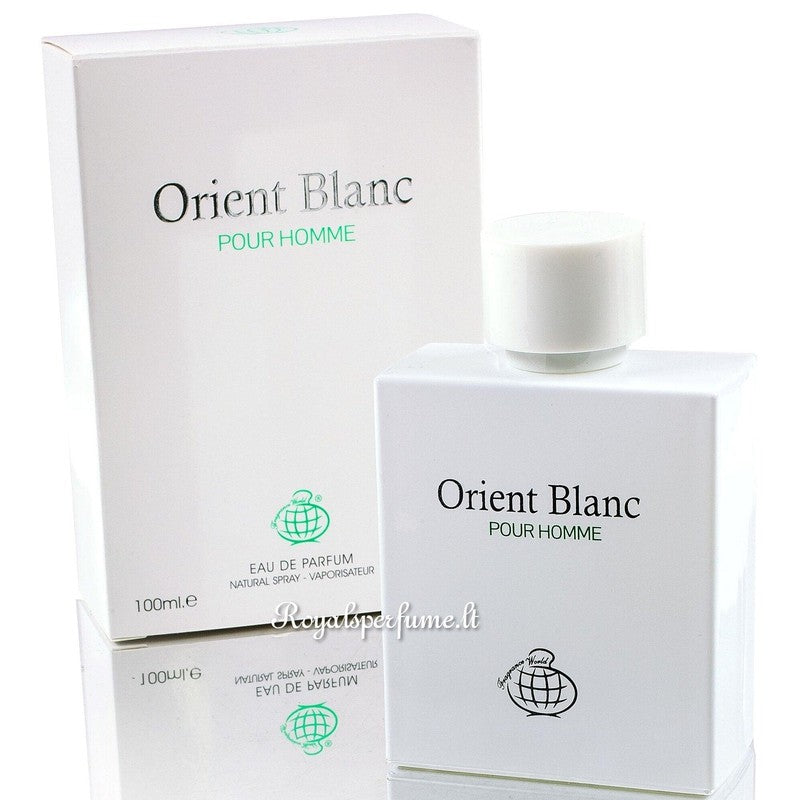 FW Oriental Blanc perfumed water for men 100ml - Royalsperfume World Fragrance Perfume