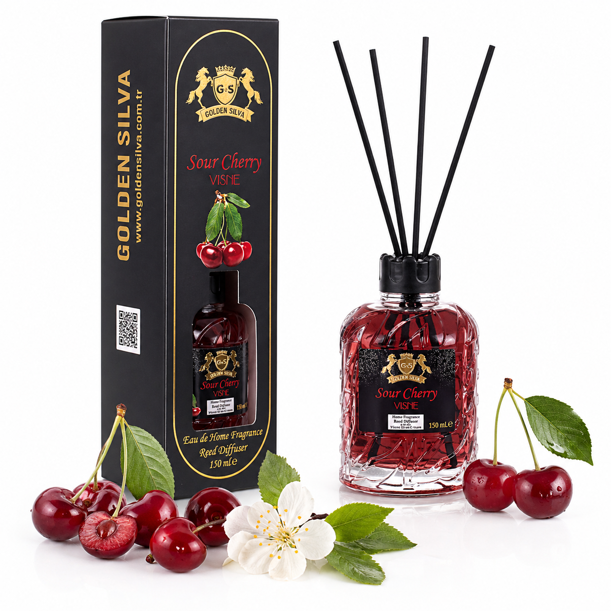 Sour Cherry home fragrance by Golden Silva 150ml